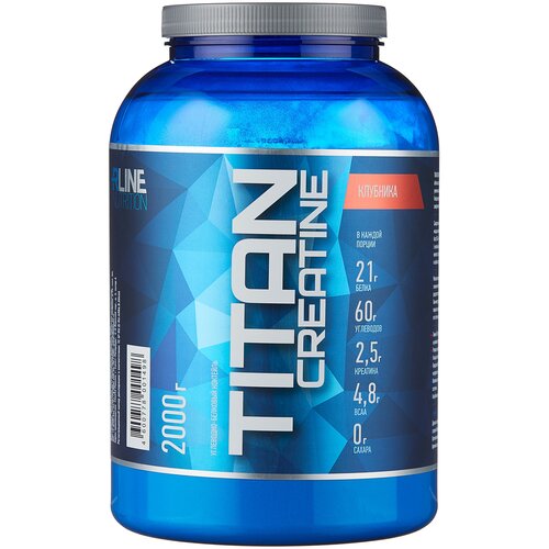 Гейнер RLINESportNutrition Titan Creatine, 2000 г, клубника