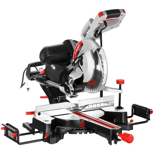 фото Торцовочная пила зубр зпт-255-1800 плр, 1800 вт