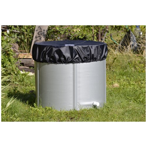 Бочка 400 L складная для воды, полива, бани и душа ПВХ 3в1 с крышкой и краном Чудо ТМ