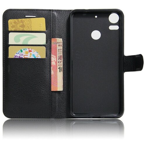 фото Чехол-книжка mypads для htc desire 10 pro с мульти-подставкой застжкой и визитницей черный