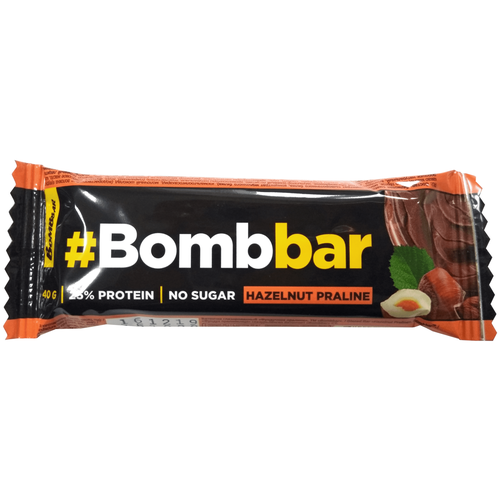 Протеиновый батончик BOMBBAR 25%, 40 г шоколад кокосовый super fudgio vegan без сахара 40 г