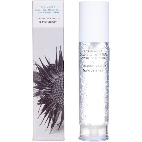 RAWQUEST Echinacea Carming Moisture Capsule Gel Serum Увлажняющая успокаивающая сыворотка-гель для л