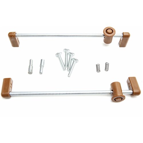 Механизм подъёма-опускания передней спинки детской кровати КНОПКА-230 светло-коричневый