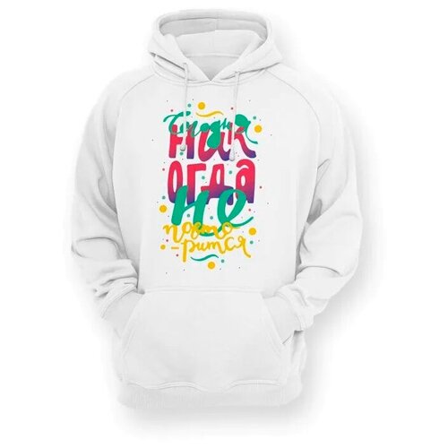 фото Худи goodbrelok, размер 34, белый