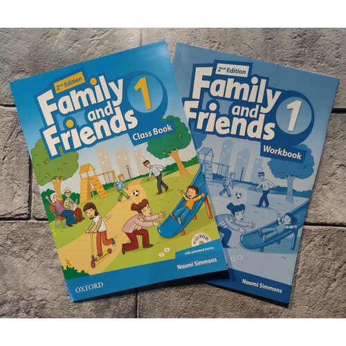 Family and Friends (2nd edition) Class Book 1 + Work Book 1