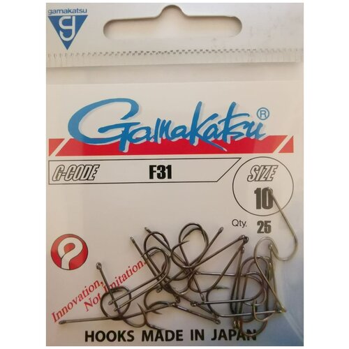 Крючок Gamakatsu Hook F31 №10