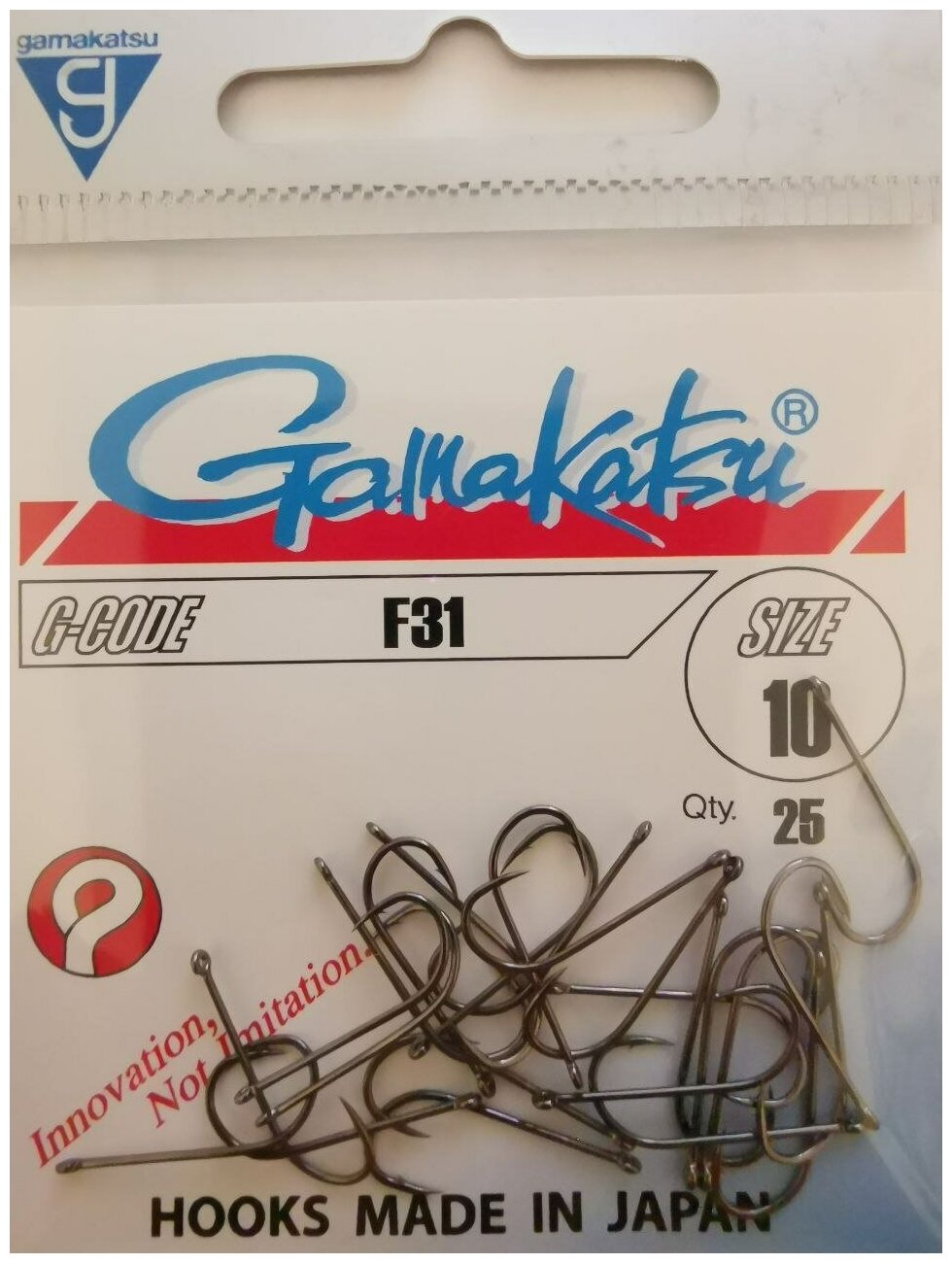 Крючок Gamakatsu Hook F31 №10