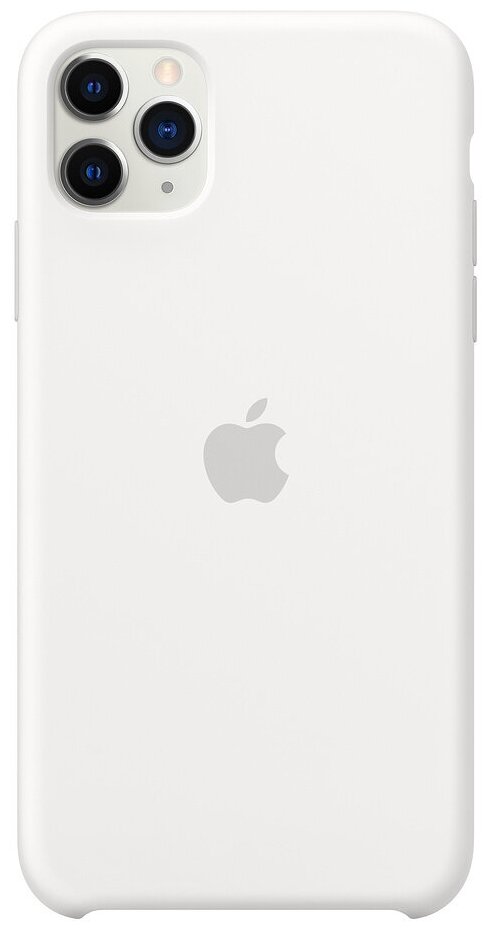 Apple Силиконовый чехол Apple Silicone Case White для iPhone 11 Pro Max белый MWYX2ZM/A