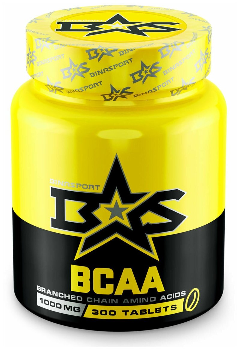 Аминокислоты в таблетках Binasport "BCAA" БЦАА 300 табл. по 1000 мг