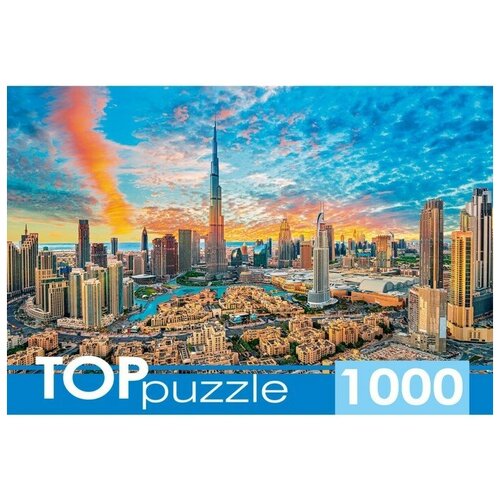 Пазл «Закат в Дубае», 1000 элементов пазл щенок спаниеля в саду toppuzzle 1000 элементов гитп1000 2143