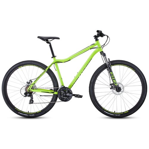 фото Горный (mtb) велосипед forward sporting 29 2.0 disc (2021) ярко-зеленый/черный 19" (требует финальной сборки)