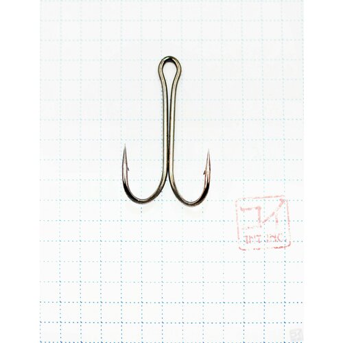 крючок koi double hook 3 0 bn двойник 10 шт kh2301 3 0bn Крючок KOI SHORT DOUBLE HOOK размер 2 (INT), цвет BN, двойник (10 шт. уп)