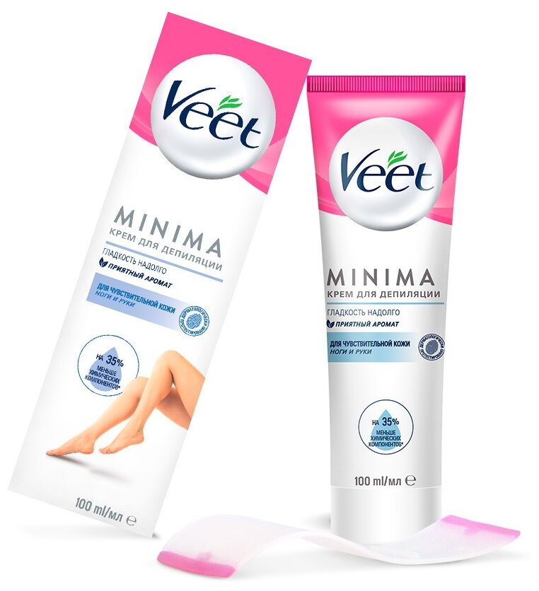 Veet Minima крем для депиляции для чувствительной кожи