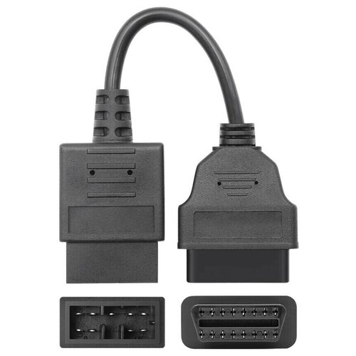 Переходник Subaru 9-pin на OBD2 16 pin адаптер переходник kia 20 pin на obd2 16 pin