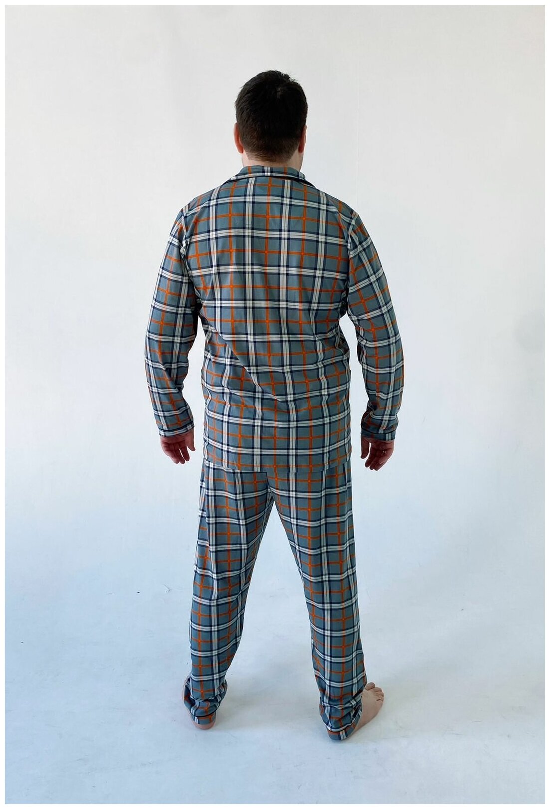 Пижама мужская со штанами хлопковая - фотография № 2