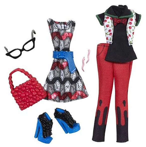 Аутфит модная одежда куклы Монстер Хай Гулия Йелпс де люкс, Monster High Outfit fashion pack Deluxe Ghoulia Yelps