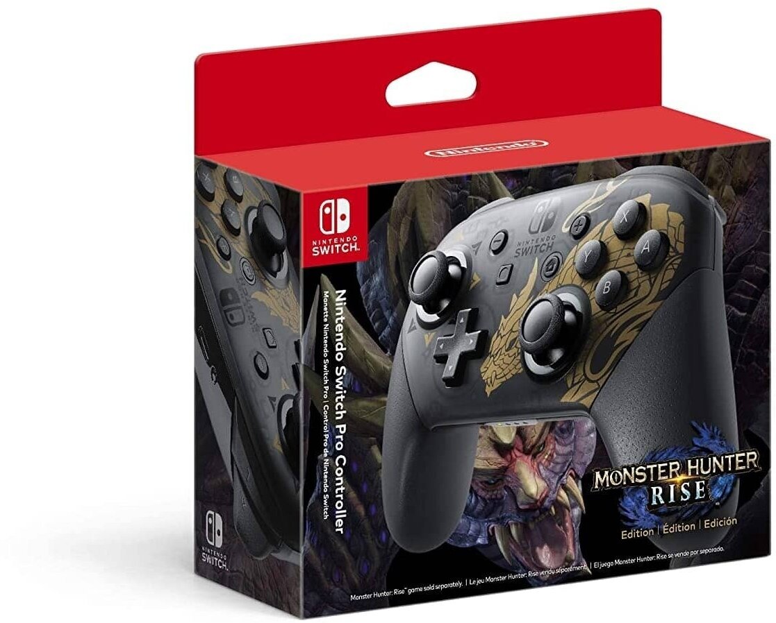 Контроллер Nintendo Switch Pro - Monster Hunter Rise