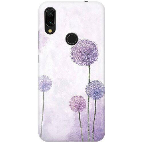 фото Силиконовый чехол на xiaomi redmi 7 / сяоми редми 7 с принтом "одуванчики" gosso