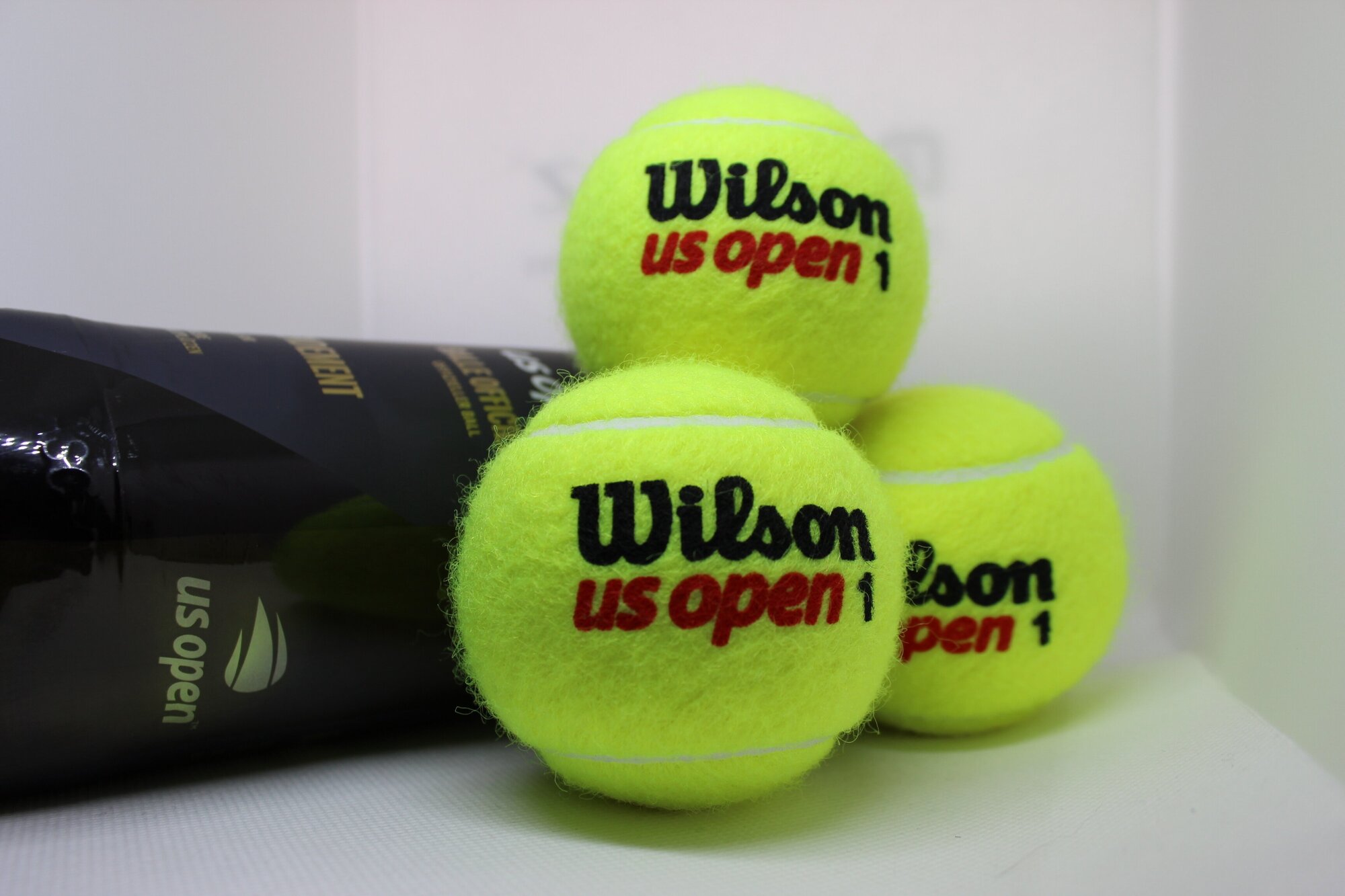 Набор мячей для большого тенниса Wilson US OPEN XD TBALL, 3 шт, Желтый, размер Без размера - фото №14