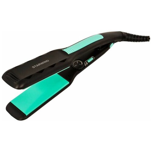 Выпрямитель для волос Starwind SHE1101 черный 65 Вт нагрев до 215 С покрытие - керамика 136000₽