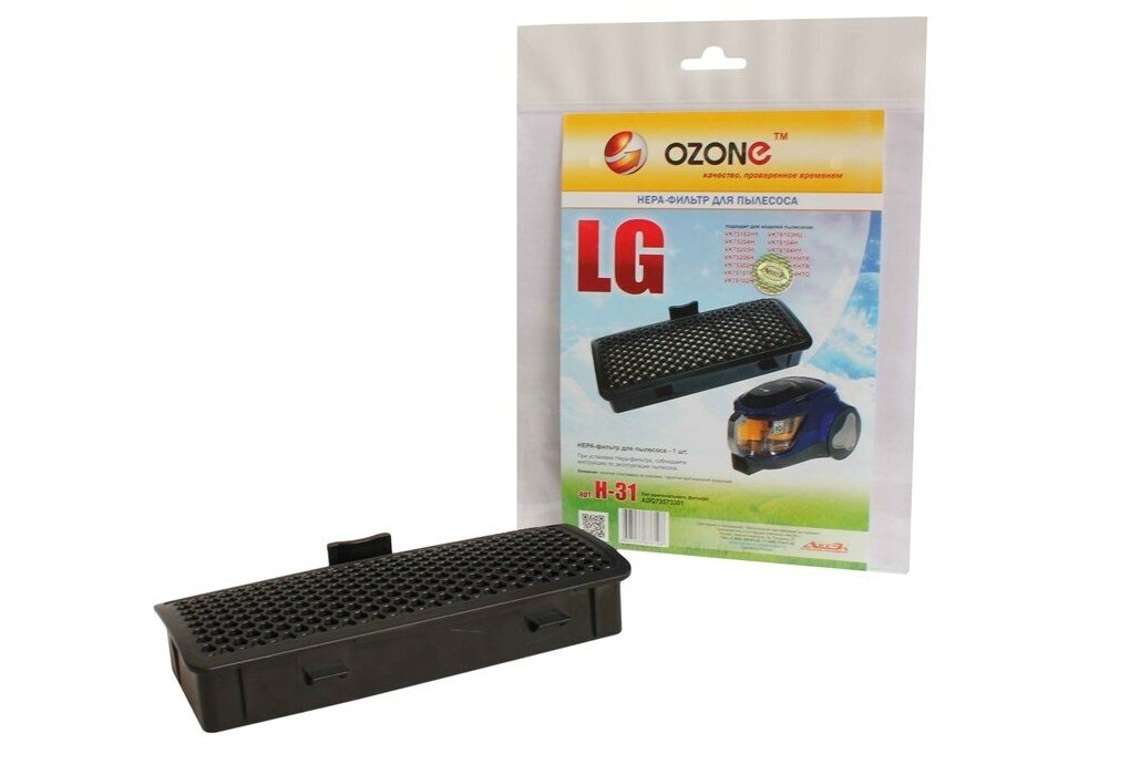 Ozone Фильтр HEPA H-31, 1 шт, для пылесоса LG