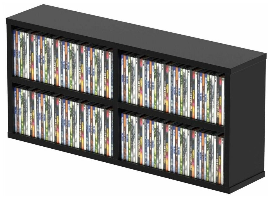 Glorious CD Box 180 Black подставка для хранения CD-дисков 180 шт, цвет чёрный