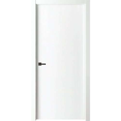 Межкомнатная дверь ВДК Line, Цвет белый, 800х2000 мм ( комплект: полотно + коробочный брус + наличники )
