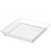 Фуршетная посуда форма Средняя тарелка, прозрачная 130х130 мм, 130 мл, 12 шт/уп - изображение
