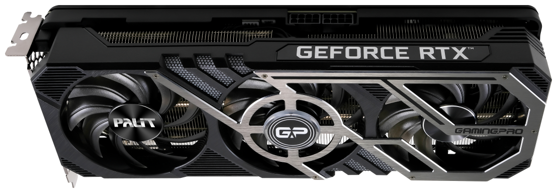 Видеокарта PALIT NVIDIA GeForce RTX 3070TI , PA-RTX3070TI GAMINGPRO 8G, 8ГБ, GDDR6X, Ret [ned307t019p2-1046a] - фото №2