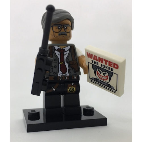 Минифигурка Lego Commissioner Gordon, The LEGO Batman Movie, Series 1 coltlbm-7 минифигурка лего lego hp286 hermione granger slytherin robe