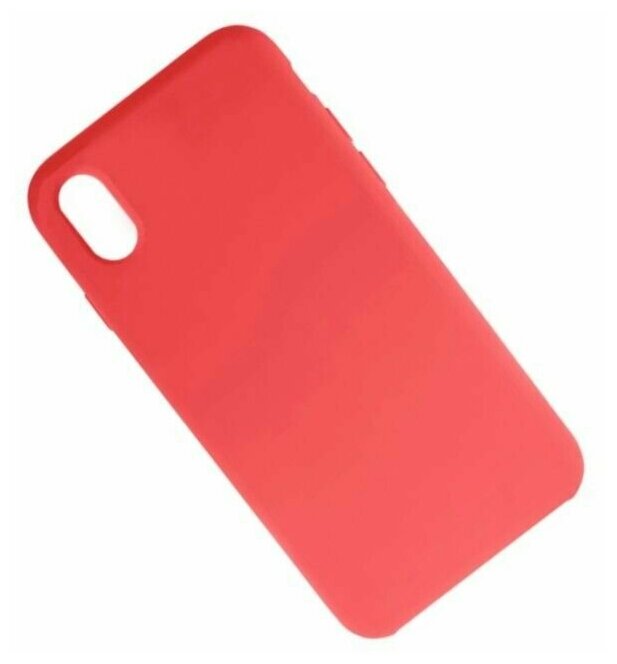 Чехол для iPhone X, iPhone Xs PromiseMobile силиконовый Soft Touch <красный>