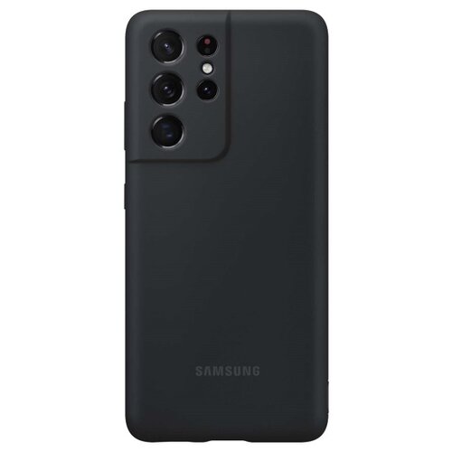 Чехол (клип-кейс) Samsung для Samsung Galaxy S21 Ultra Silicone Cover черный (EF-PG998TBEGRU)