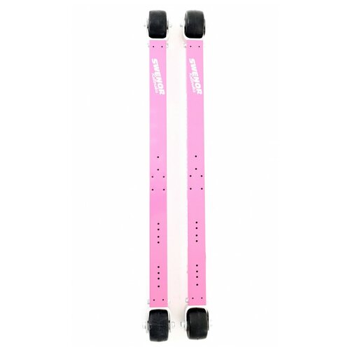 Лыжероллеры SWENOR 067-000-2-C для классического хода, модель Alutech (2) Pink Edition