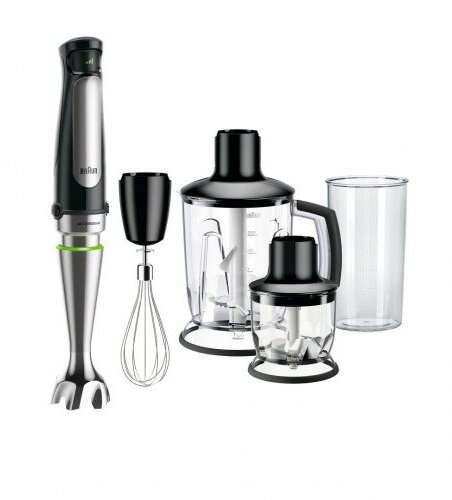 Блендер BRAUN MQ7045X, мощность 1000 Вт, количество оборотов (об/мин) 13300, количество скоростей 10