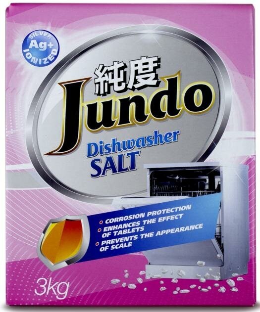 Jundo Соль для посудомоечных машин ионизированная серебром 3 кг