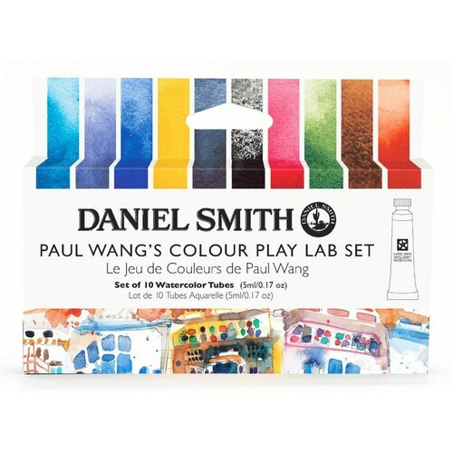Набор акварели Daniel Smith Paul Wang's Colour Play Lab Set, в тубах 10 цв*5 мл