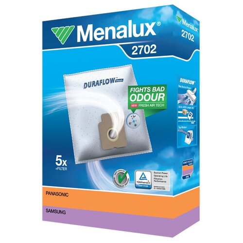 Menalux Синтетические пылесборники 2702, 5 шт. menalux синтетические пылесборники 3100 5 шт