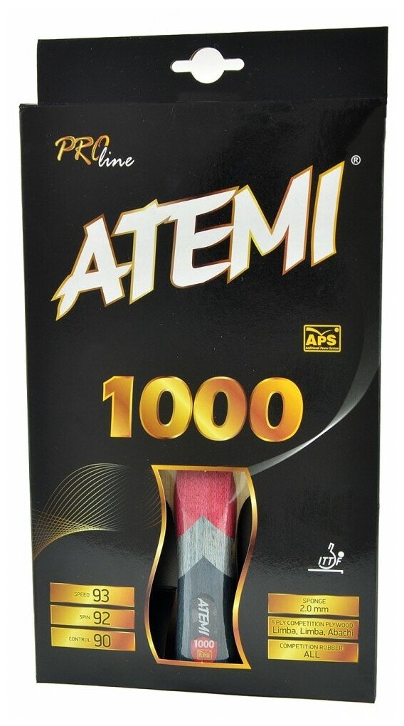 Ракетка для настольного тенниса Atemi Pro 1000 Cv