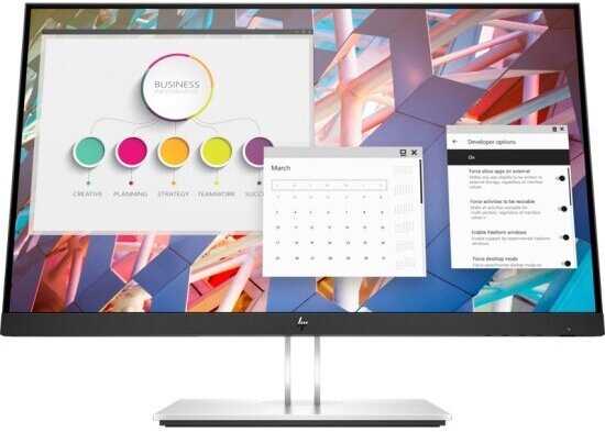 Монитор HP E24 G4 23.8" Silver/Black (9VF99AA)