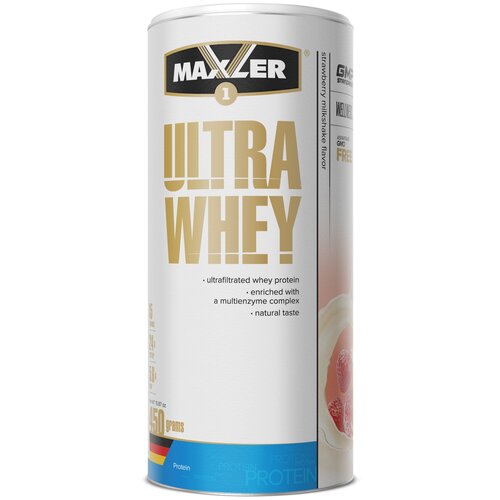 Протеин Maxler Ultra Whey, 450 гр., клубника