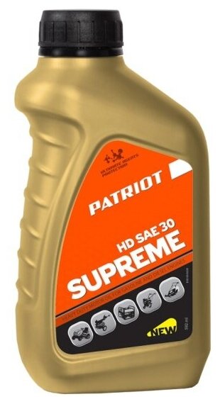 Масло Patriot SUPREME HD SAE 30 4T 0,6 л.