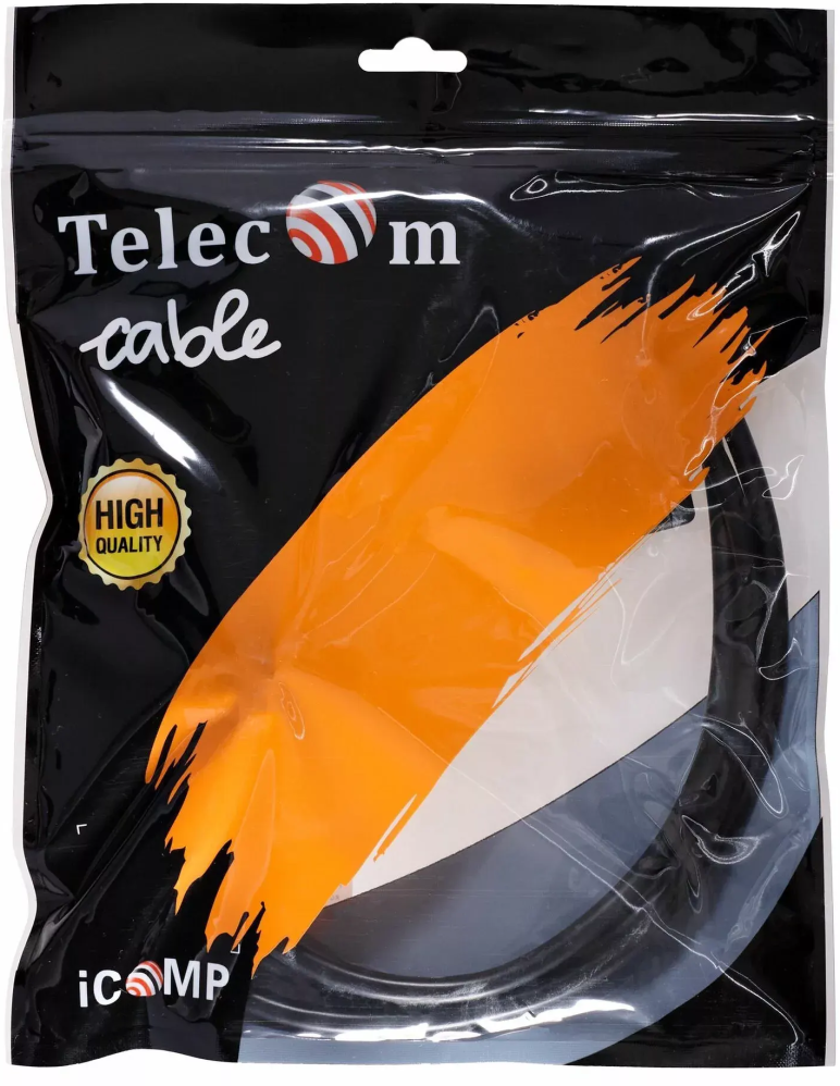 Кабель питания Telecom "Schuko" (евровилка) (угол) - IEC-320-C13 <VDE> 3G*0,5mm2, 1 - фото №10