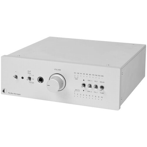 Предварительный усилитель стерео Pro-Ject Pre Box RS Digital, Silver 1 шт usb загрузчик blaster altera cpld fpga загрузка высокоскоростная стабильность не нагревается