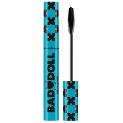 Тушь для ресниц Bad Doll цветная объемная голубая