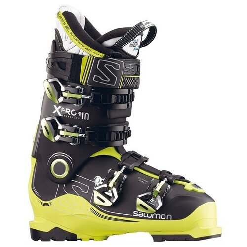 фото Горнолыжные ботинки salomon x pro 110, р. 11 / 29, black/acid green/anthracite