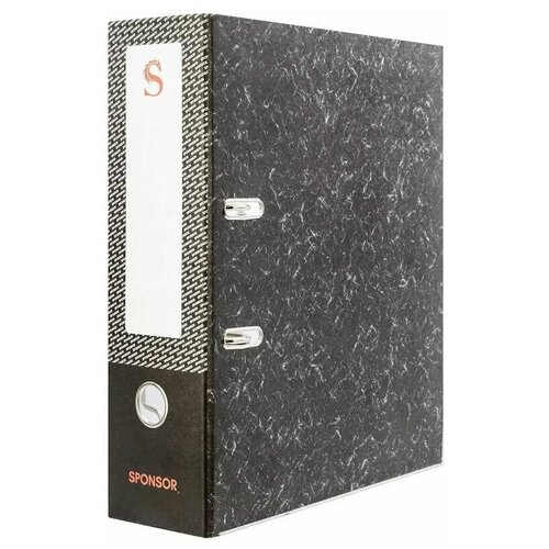 Sponsor Папка-регистратор цвет: черный мрамор, 50 мм