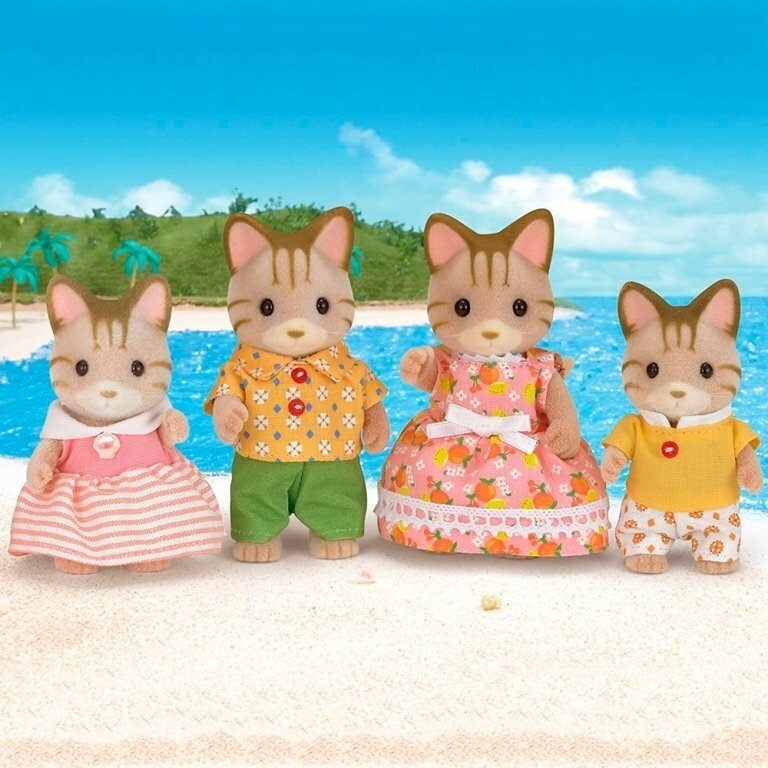 Sylvanian Families Набор "Семья Полосатых Кошек" 5180