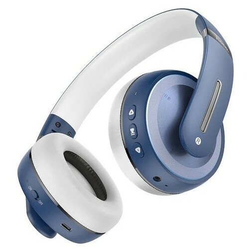 Наушники и bluetooth-гарнитура Hoco полноразмерные W34 Charming синий 350000₽