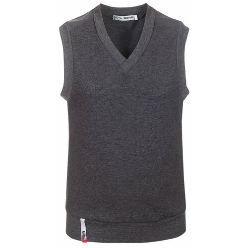 фото Жилет nota bene размер 146, темно-серый