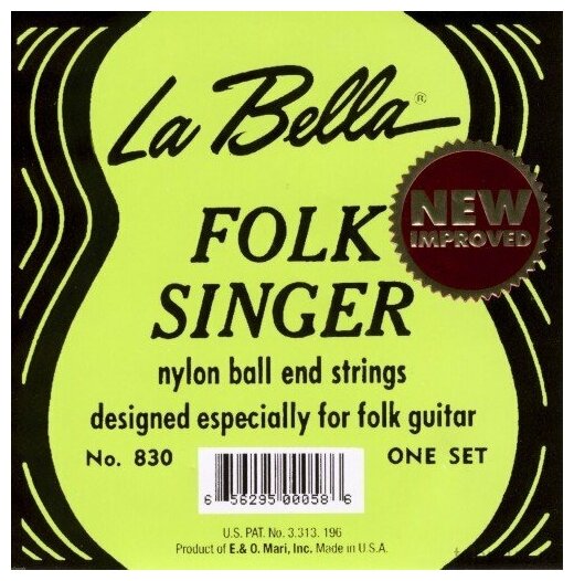 LA BELLA 830 струны для классической и фолк гитары